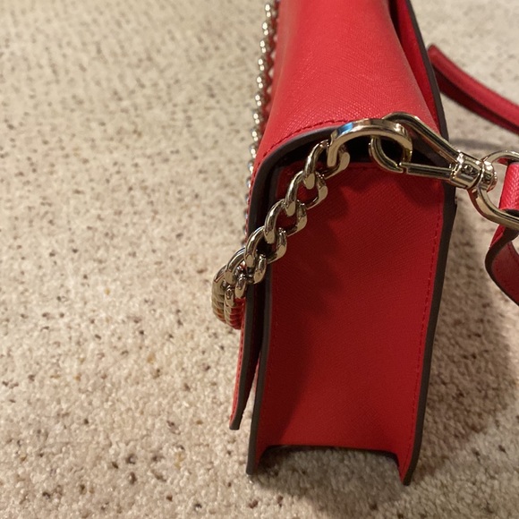Kate Spade Red Convertible Crossbody Purse - Picture 5 of 8